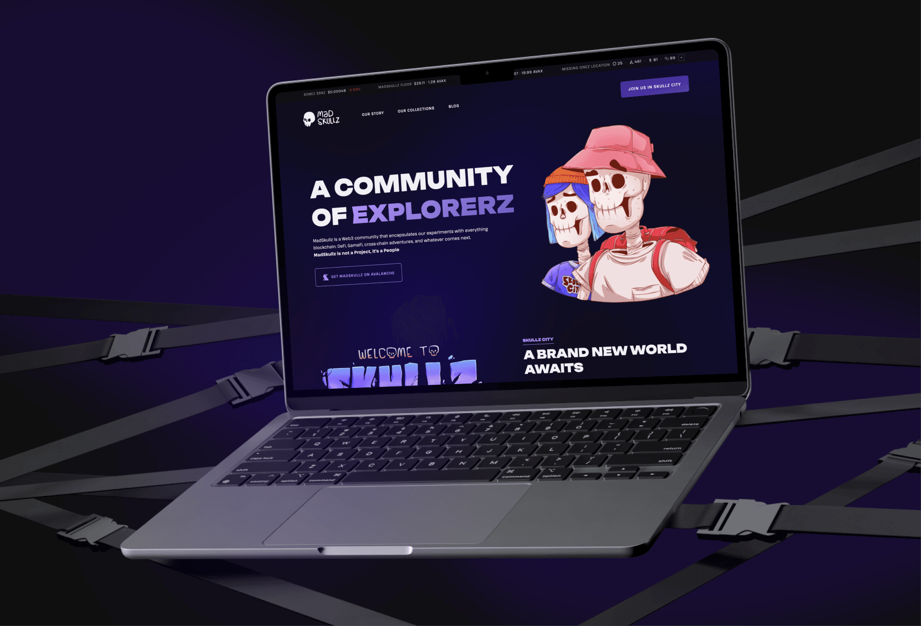 Revealing a brand new experience for MadSkullz Corporate's Website